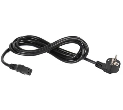 VDE Standard 3 Cores 0.75mm2 1mm2 1.5mm2 Power Cable European Euro Plug to IEC 19 Connector